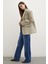Ekose Blazer Ceket Kahve 3