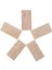 5 Bitmemiş Kare Ahşap Çubuk Balsa Ahşap Şekiller Model Yapımı Için 30X30X60MM (Yurt Dışından) 4