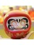 Japon Daruma Doll Fengshui Süsleme Iş Churinga Masaüstü Süslemeleri Için Centerpiece Şans Yeniliği - Kırmızı (Yurt Dışından) 2