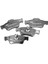 FDB1526-ARKA Fren Balatası Mercedes Cls W218 A0054209320 2