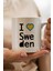I Love Sweden Baskılı Yılbaşı Hediyesi Kupa Bardak 1