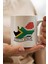South Africa- Güney Afrika Bayrağı Harita Baskılı Yılbaşı Hediyesi Kupa Bardak 1