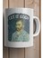 Van Gogh Baskılı Let It Gogh Yazılı Yılbaşı Hediyesi Kupa Bardak 2