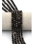 Silver Obsidyen Doğaltaş Dizi 6 mm Fasetli Küre Kesim 1