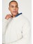 Erkek Bej Standart Fit Normal Kesim Bisiklet Yaka 3 Iplik Pamuklu Sweatshirt 4
