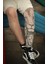 Giyilebilir Aslan Desenli Bacak Dövmesi 3D Baskılı Tattoo 2