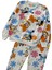 Kız Çocuk Iki Iplik Pamuklu Şardonlu Beyaz Bluey Desenli Uzun Kollu Pijama Takımı 4