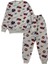 Erkek Çocuk Iki Iplik Pamuklu Şardonlu Gri Spiderman Desenli Uzun Kollu Pijama Takımı 1