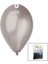 GM-110-38 Metalik - Gümüş Balon 11&amp;apos;&amp;apos; - 28CM - 100 Parça (4767 - NEF7219-5220 1