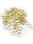 Metal Halka 4 mm 10 gr - Altın Renk Takı ve Aksesuar Halkası 1