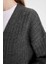 Regular Fit V Yaka Basic Düz Düğmeli Triko Hırka R1389AZ24WN 5