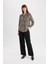 Regular Fit Leopar Desenli Uzun Kollu Gömlek I8266AZ24AU 2