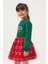Kalp Cand Kiss Yılbaşı Konsept Kız Çocuk etekli takım - Yeşil 2