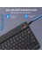 iPad 10.2 2019 iPad 7 / iPad Pro 10.5 Inch Tablet ile Uyumlu Bluetooth Türkçe Klavyeli Standlı Kılıf Pembe AL4824 Ithl 4