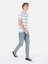 Regular Fit Yuvarlak Yaka Erkek Gri Kısa Kol Tişört Cl1067726 3