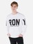 Beyaz Erkek Sweatshirt 1