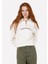 Beyaz Kadın Sweatshirt 1