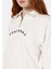 Beyaz Kadın Sweatshirt 4