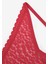 Easy Lace Dantel V Kesim Kırmızı String Külot 4