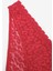 Easy Lace Dantel V Kesim Kırmızı Brazilian Külot 3