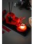 Bambu Çubuklu Oda Kokusu Tea Light Mumluk Seti Hediyelik Dekoratif 2