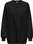 Only Onldaze L/s Oversıze O-Neck Swt Kadın Siyah Sweatshirt - 15335172 1