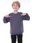 Oversize Unisex Basic Düz Antrasit Renk  Pamuk Sweatshirt 2