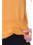 Oversize Unisex Basic Düz Turuncu Renk Pamuk Sweatshirt (2-11 Yaş) 4