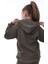 Basic Kapüşonlu Şardonlu Kanguru Cep Detaylı Çocuk Sweatshirt 3-10 Yaş Haki 5