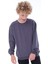 Oversize Unisex Basic Düz Antrasit Renk Pamuk Sweatshirt 1