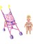 Oyuncak Ağlayan Bebek Baston Pusetli Set 4