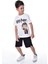 Harry Potter Baskılı 2'li Şort - T-Shirt Çocuk Takım 2