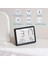 Pilli LCD Dijital Ekran Mini Saat 9x7 cm Alarm Sıcaklık Nem Göstergesi Ultra Ince Dekoratif Çok Fonksiyonlu 1
