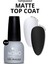 Matte Top Coat Şeffaf Kalıcı Oje 14 ml 1