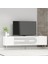 DEKOL3CT Tv Sehpası Beyaz-Gümüş 2