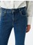 Yüksek Bel Ispanyol Paça Düğmeli Slim Fit Cepli Kot Pantolon - Flare Jeans 5