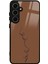 Samsung S24 Fe Kahve Silüet Tasarımlı Glossy Telefon Kılıfı 1