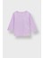 Basic Fitilli Interlok Kumaş %100 Pamuk 1-5 Yaş Lila Bebek Pijama Takımı 2