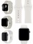 Apple Watch Seri 10 9 8 7 6 5 4 3 2 Se 42MM / 44MM / 45MM Uyumlu Spor Silikon Kordon 4