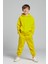 Uthar Kükürt Yayı Pamuklu Kapşonlu Erkek Çocuk Sweatshirt 3