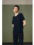 Kadın Pamuklu Kısa Kollu Pijama Üstü 5