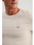 Erkek Pamuklu Kesik Detaylı Kısa Kollu T-Shirt 1