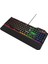 Hydra R6 Full Color RGB LED Gaming Pro Blue Switch Aluminyum Kaplama Multimedia Mekanik Klavye 3