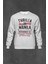 Gri Sweatshirt Boks Boxing Muhammed Ali Clay Thrilla In Manila Baskılı Unisex Sweat 1