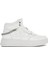 Kadın Beyaz Deri Kalın Tabanlı Bilekli Sneaker G03G100010 1