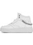 Kadın Beyaz Deri Kalın Tabanlı Bilekli Sneaker G03G100010 2
