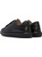 Kadın Siyah Bağcıklı Deri Sneaker 24WFD500918 5