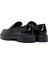 Kadın Siyah Rugan Deri Makosen Loafer 24WFD183916 5