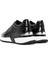 Erkek Siyah Kroko Desenli Deri Sneaker 24WFD641214 5