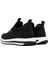 Erkek Siyah Kalın Tabanlı Kumaş Sneaker 24WFD69016F 5